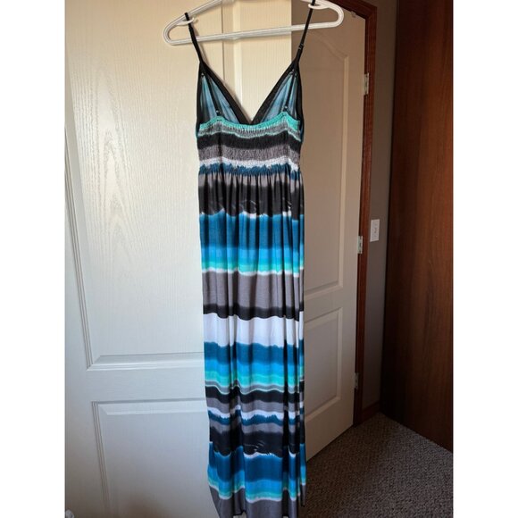 Vacation Spaghetti Strap Empire Waste Maxi Dress - Picture 3 of 3